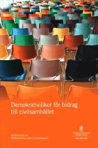 Demokrativillkor för bidrag till civilsamhället
